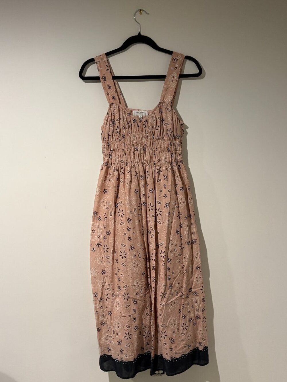 Banana Republic Voile Shirred-Bust Midi Dress